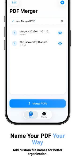 PDF Merger - Combine, Join PDF Screenshot 3 of 5