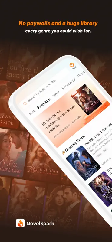 NovelSpark - Read Good Stories screenshot 1 of 5