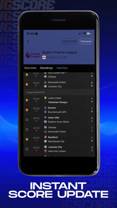 IGScore - Live Sports Score Screenshot
