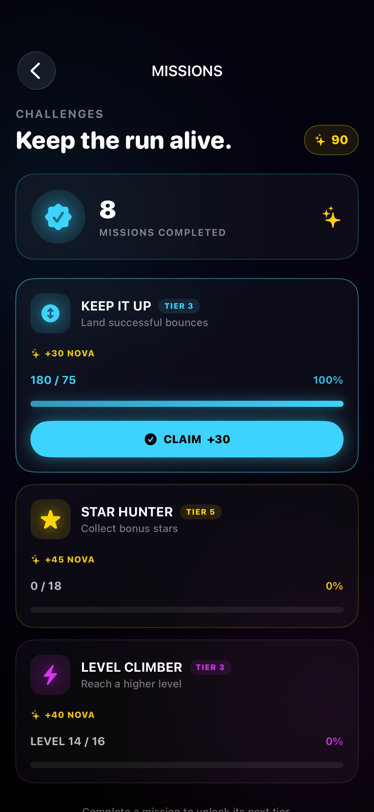 Screenshot 7 of BounceNova: Arcade Ball Game