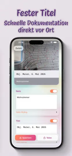 Screenshot von PhotoNote - Dein Foto Mit Info auf dem iPhone 5