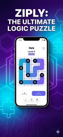 Ziply – Endless Logic Puzzle Screenshot 1 of 3