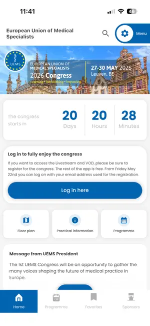 UEMS Congress 2026 screenshot 2