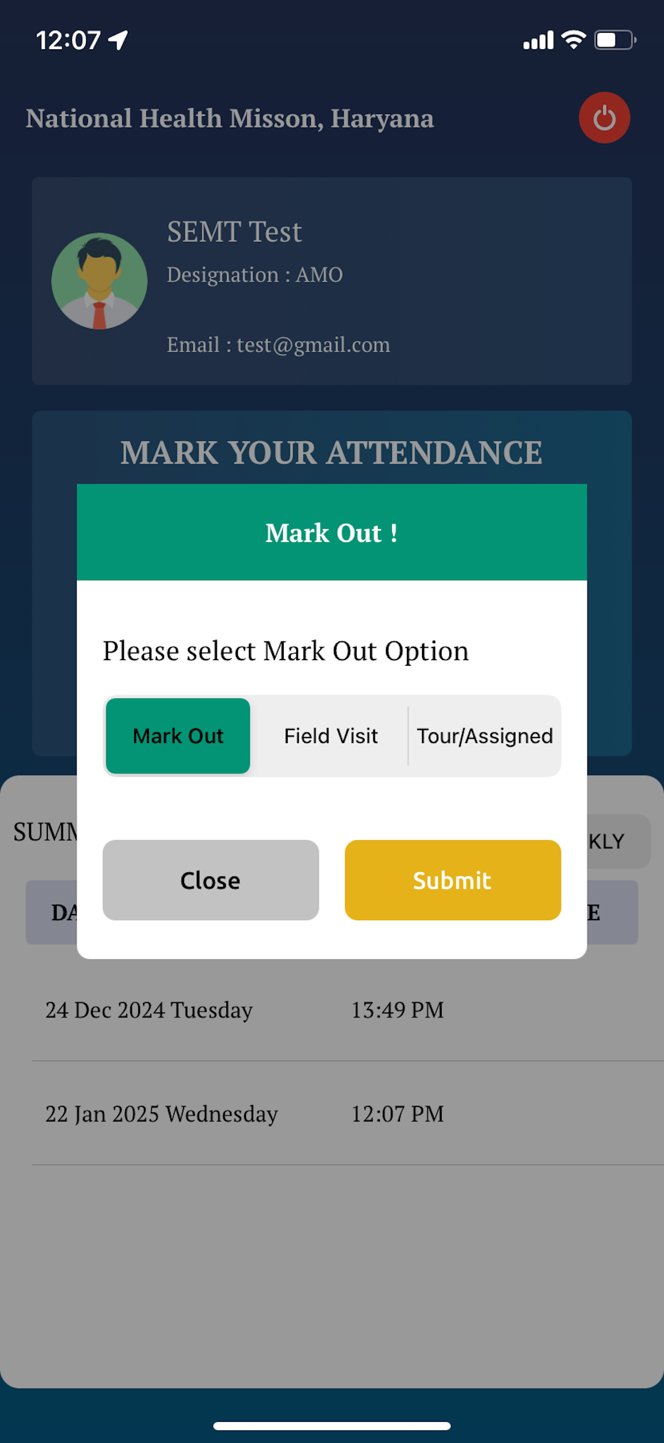 GeoFenced Attendance HRY screenshot 6