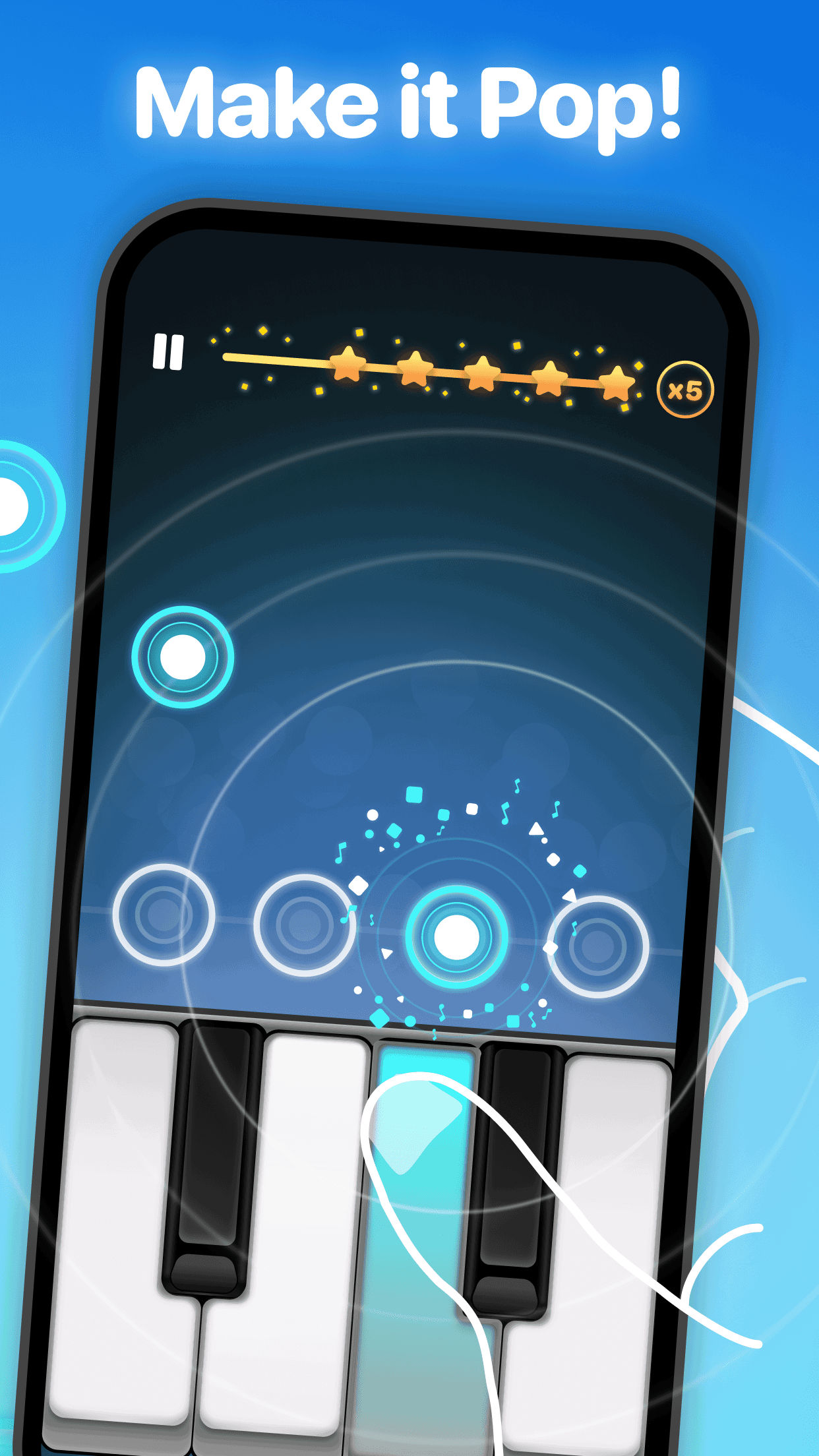 Piano Pop: Music Game Tiles screenshot 1