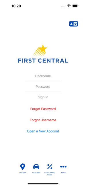 First Central Credit Union screenshot 1