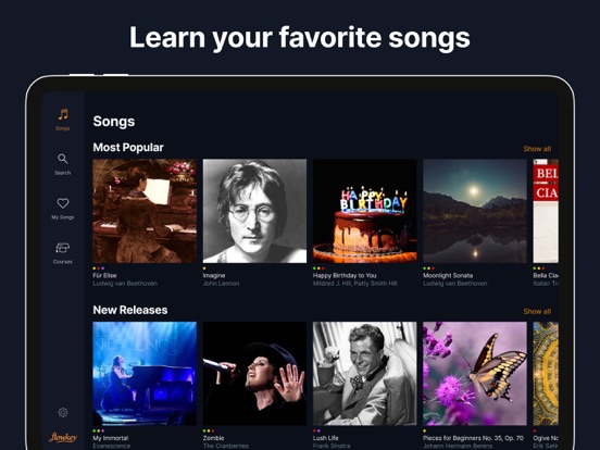 flowkey – Piano leren spelen iPad app afbeelding 4