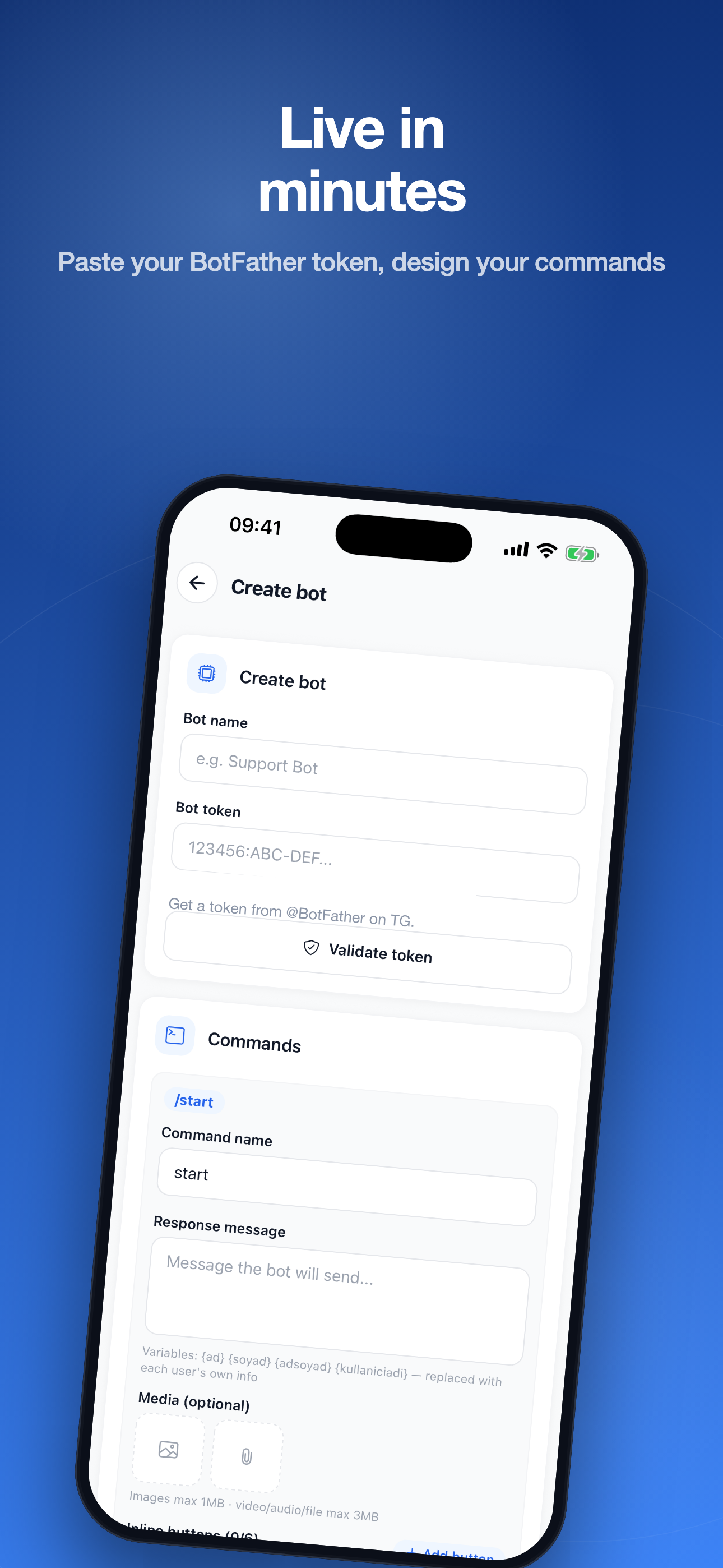 TeleMinute: Bots for TG screenshot 2