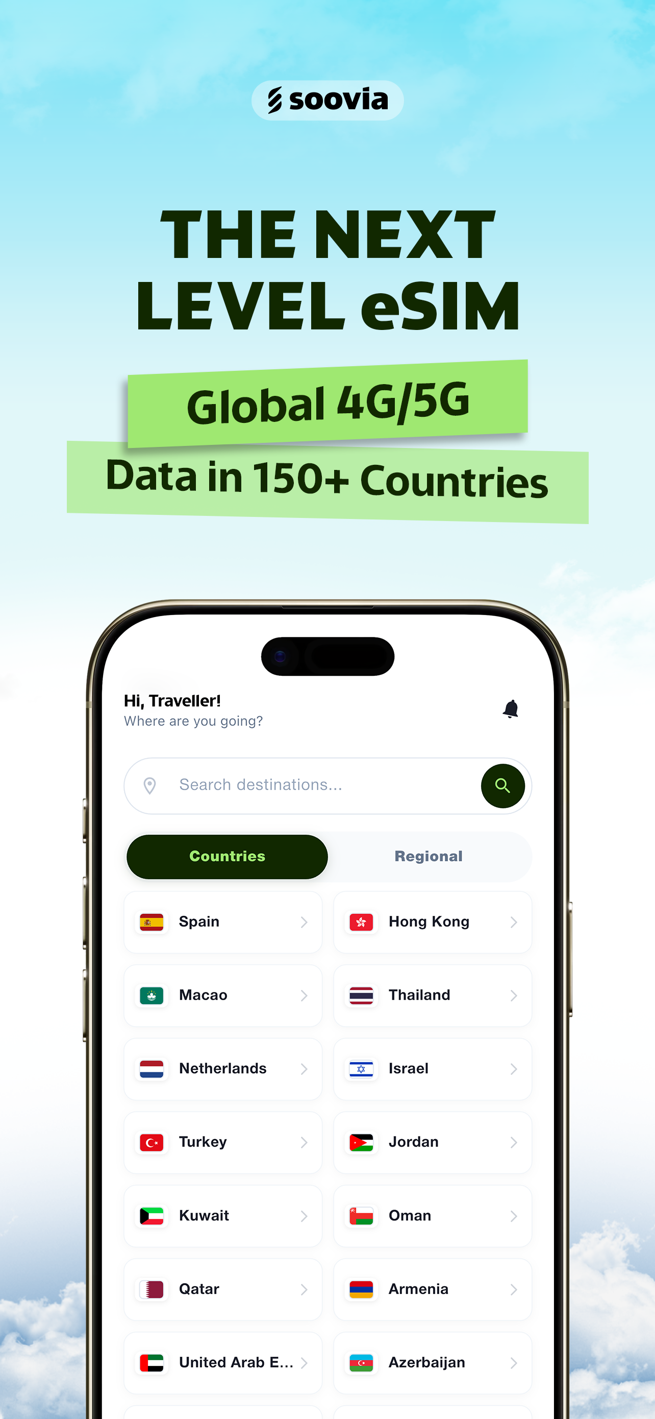 Soovia: Travel eSIM