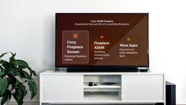 Screenshot #1 pour Cozy ASMR Fireplace Ambiance