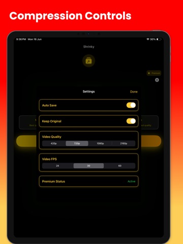 Video Compressor - Shrinky iPad screenshot
