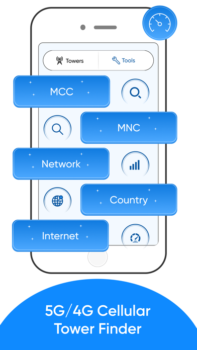 5G/4G LTE Cellular Tower Find Screenshot