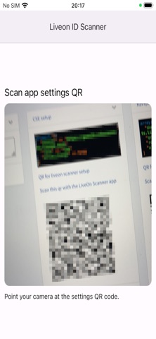 LiveOn ID Scanner screenshot
