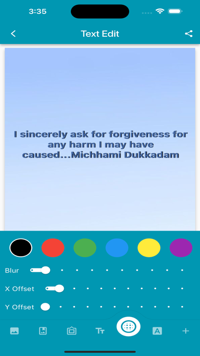 Michhami Dukkadam Messages GIF Screenshot