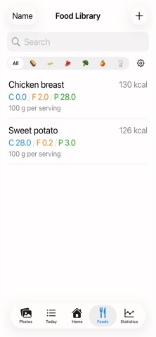 CFP Tracker - Calorie & Macro Screenshot 3 of 6