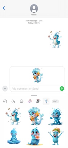 潺潺溪流贴纸 screenshot