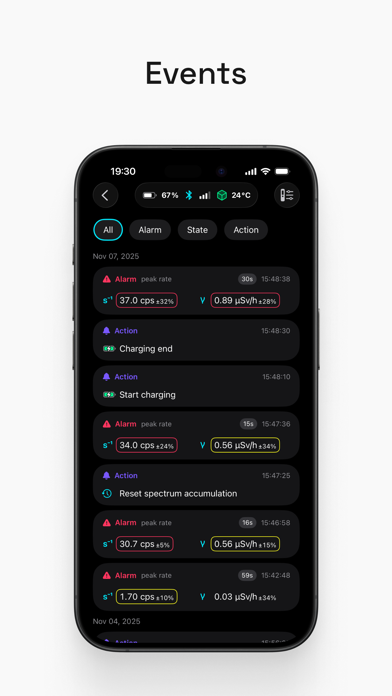 Radiacode screenshot