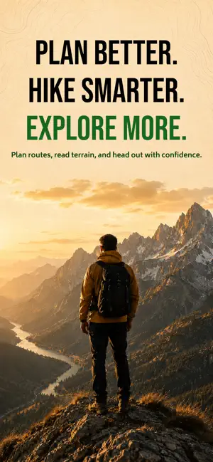 Obriy: Hiking Route Planner screenshot 1