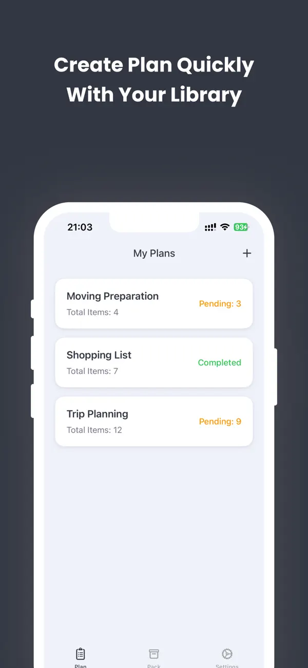 #2. PackPlan - Pack. Plan. Repeat. (iOS) Podle: 红云 张