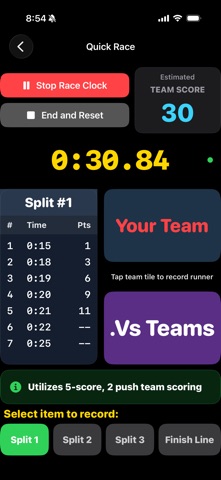 XC QuickScore screenshot