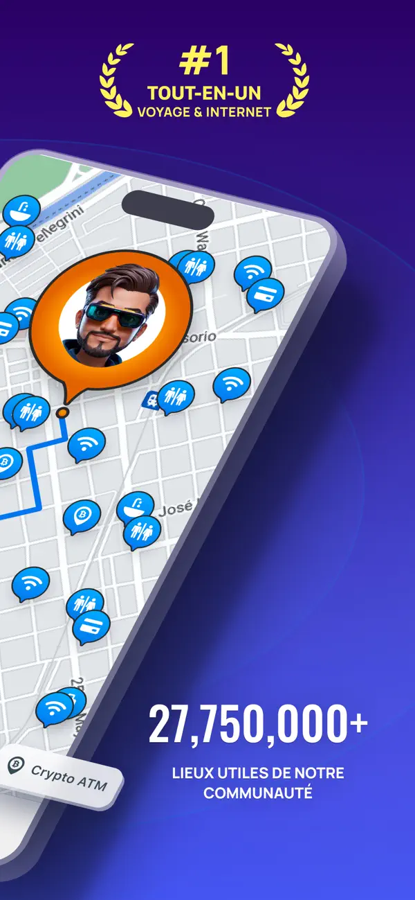 Screenshot #2 pour WiFi Map: mots de passe + eSIM