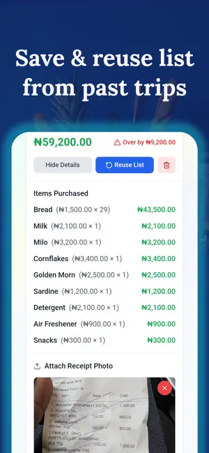 Cart Calculator: Grocery List screenshot 4