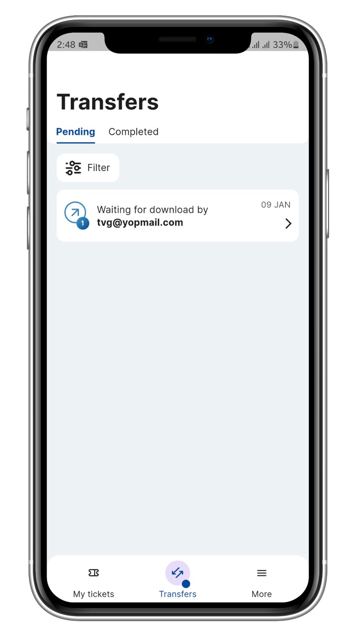 iPhone screenshot
