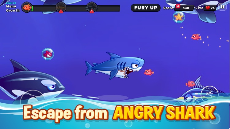 Fish Dash: Eating and Growing screenshot-3