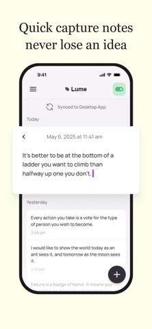 Lume Voice Keyboard Dictation iPhone screenshot