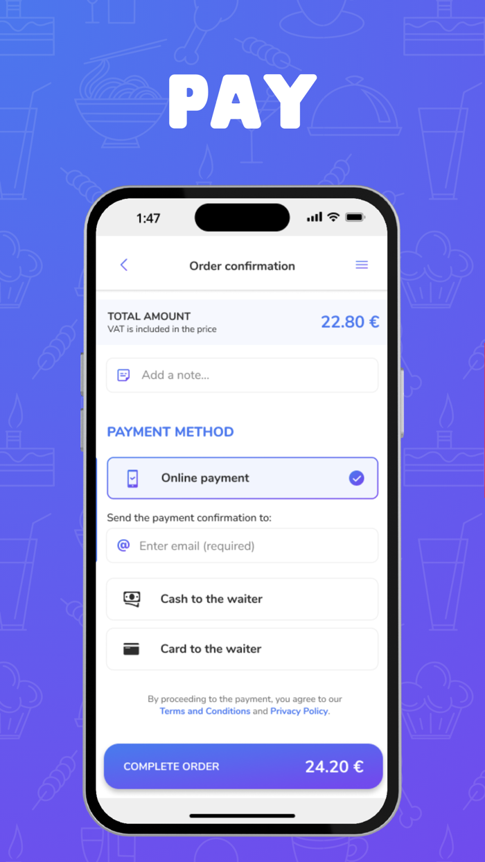 DaBar - Digital Menu