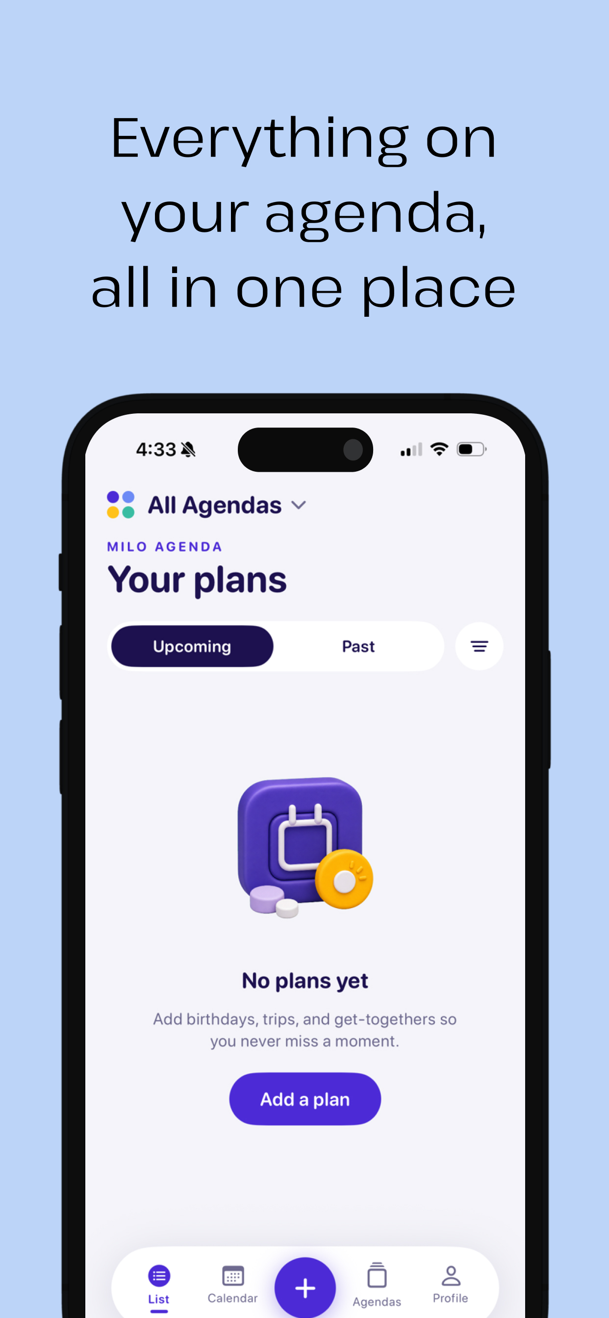 Milo - Friendly Agenda screenshot 2