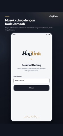 Hajjlink App Screenshot 1 of 7