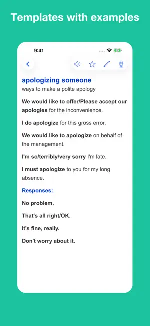English Conversation Templates screenshot 3