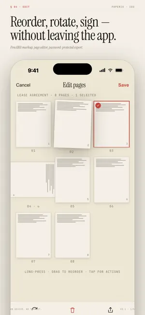 Paperix - PDF Secure and Local screenshot 1