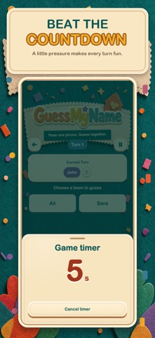GuessMyName: Guess Who Am I? iPhone screenshot