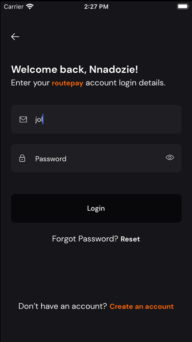 RoutePay Fintech Screenshot