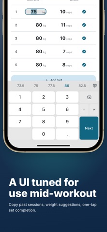 BTB Workout Log: Gym Tracker Screenshot 4 of 9