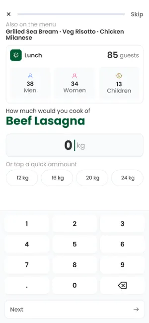 Menumind Chef App screenshot 1