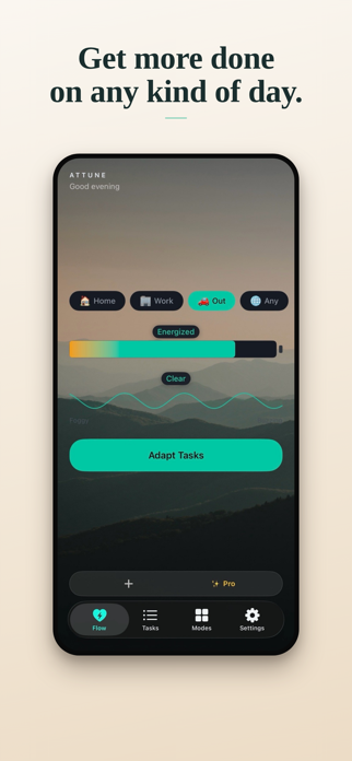 Attune: Tasks For How You Feel Screenshot 1 of 5