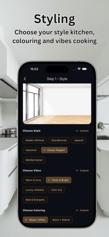 AI Kitchen Decorations Room screenshot