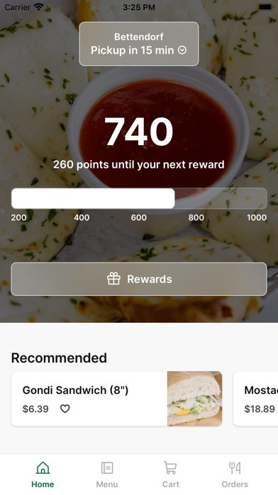 The Grinder's To Go iPhone screenshot 1 - Food & Drink app