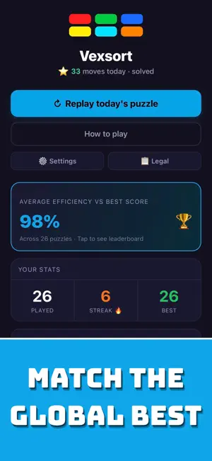 Vexsort: Color Puzzle screenshot 2