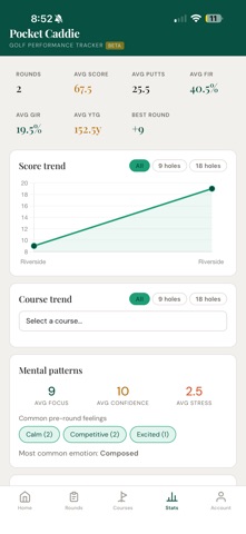 Pocket Caddie: Golf Tracker Screenshot 9 of 9