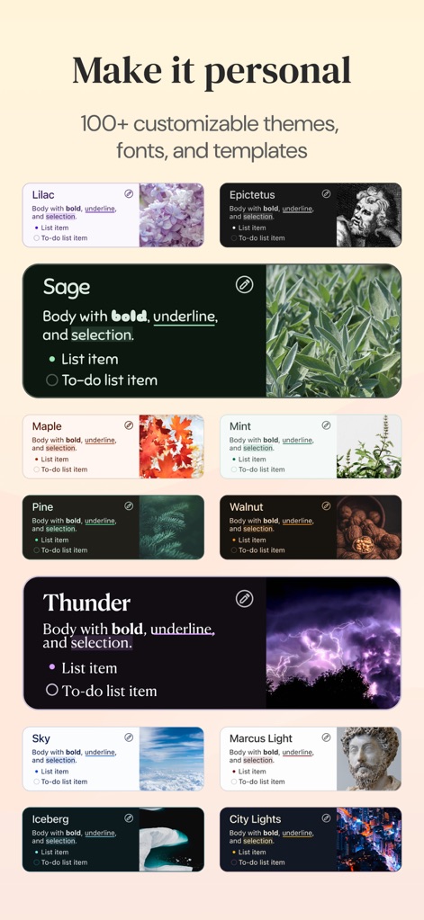 Diarly: Diary, Private Journal - diarly-custom-journal-themes