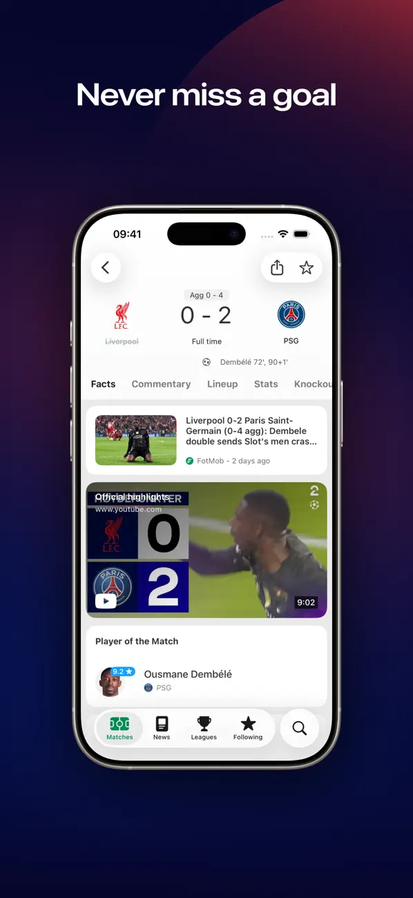 FotMob - Soccer Live Scores screenshot 5