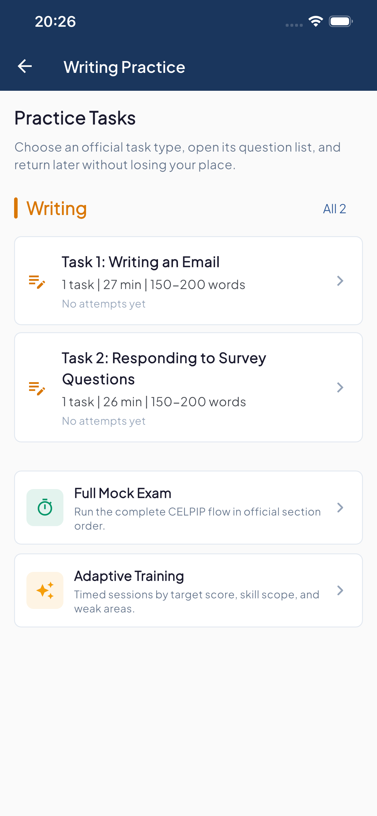 CELPIP 2026 Mock Exam screenshot 6
