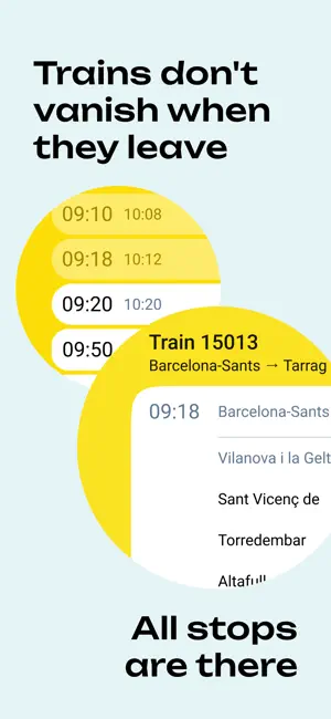 E-Trains: Rodalies Schedule screenshot 3