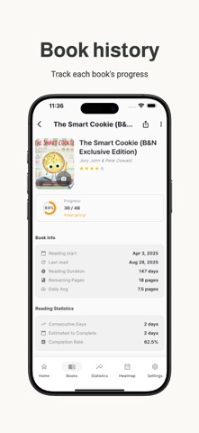 Booktiny: Reading Tracker Screenshot 4 of 9