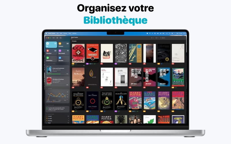 Screenshot #2 pour Book Track - ma bibliothèque