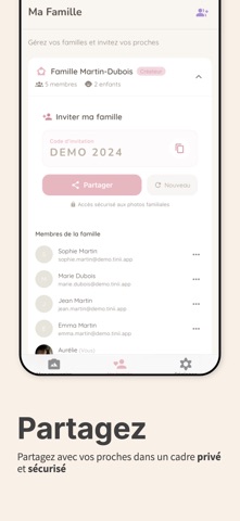 Tinii: Journal bébé privé screenshot